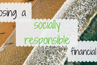 Choosing a socially responsible financial planner