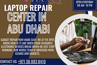 LaFixspot Electronics — Best Laptop Repair Center in Abu Dhabi