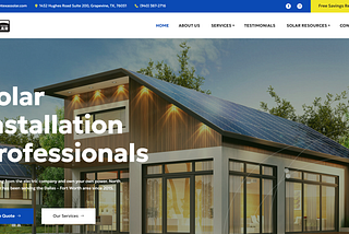 North Texas Solar home page