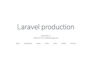 Configure Laravel to work in a SubDirectory and with artisan serve at the same time