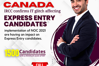 IRCC confirms IT glitch affecting Express Entry candidates