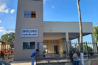 Foto fachada Centro Espírito Eurípedes Barsanulfo (povoado de Planura Verde, município de São Luís de Montes Belos, em Goiás)