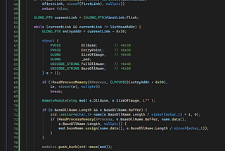 Remote PEB Walking: Enumerating Loaded Modules