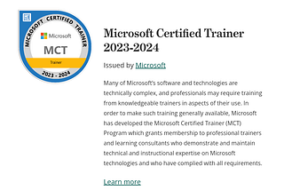 Microsoft Certified Trainer Program | 3 Years of experience as a Microsoft MCT | Dushyant Singh |…