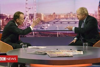 Johnson and Marr: what a shambles