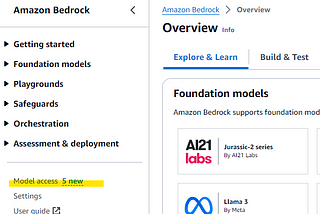 Exploring Gen AI Foundation Models using Amazon Bedrock
