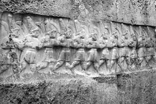A Procession of Gods in Stone. Yazılıkaya, Turkey