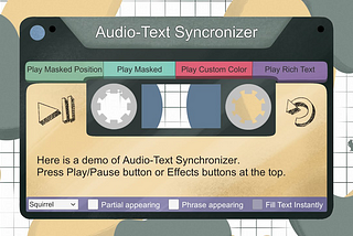 Audio-Text Synchronizer