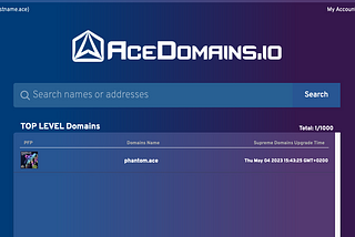 Introducing ACE domains