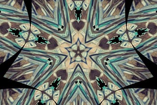 abstract art like a kaleidoscope