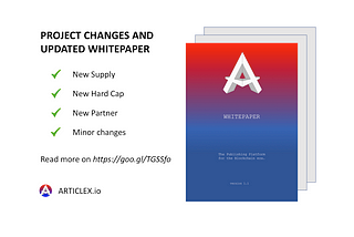Project Changes and new Whitepaper