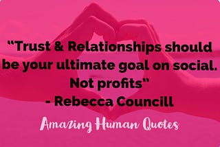 Amazing Human Series; Rebecca Councill