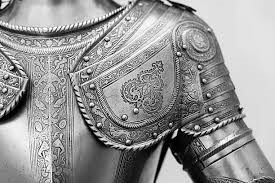 image of an armor made from steel