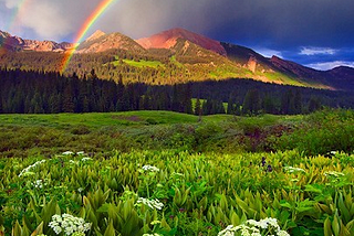 Double Rainbow, The Rocky Mountains, Colorado