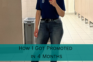 HOW TO GET PROMOTED IN 4 MONTHS