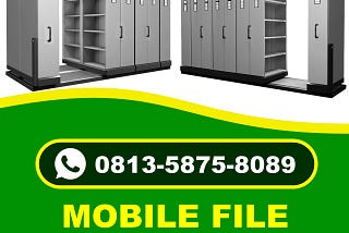 WA 0813–5875–8089. Jual Mobile Filing Cabinet Surabaya Zeco