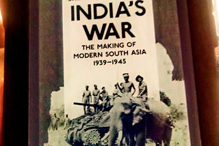 The last book I read : India’s War by Srinath Raghavan.