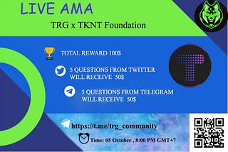 Recap AMA TRG Community x TKNT Foundation