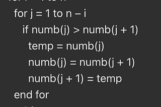 Big O Notation when first for loop is “for i = 1 to n” and secoond loop is “for j = 1 to n — i” is…