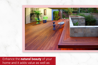 BENEFITS OF WOOD DECKING