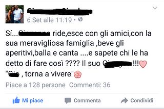 Da quando non ci sei.