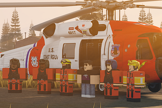 Mr. Linwood Winslow Takes to the Skies with Coast Guard Helicopter 6017