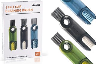 3 in 1 Cup Lid Gap Cleaning Brush Set