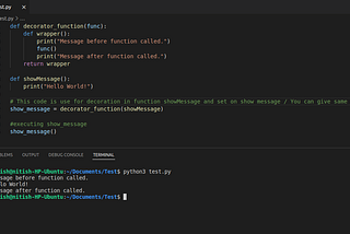 Basic of Python Decorators