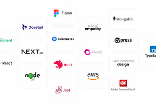 Logos with the most recent PrimaryBid tech stack.