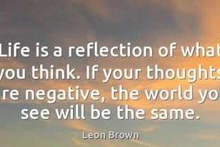 Positive Reflection :