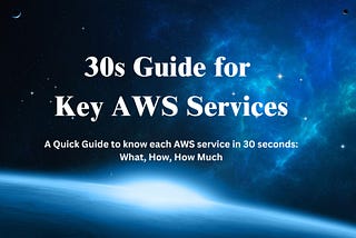 Learn AWS Services in 30 Seconds