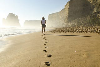 Beach walk.