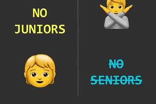 IT job market: no juniors ➡️ no seniors!