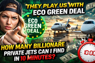 Telling us About the Planet While Cruising a Private Jet