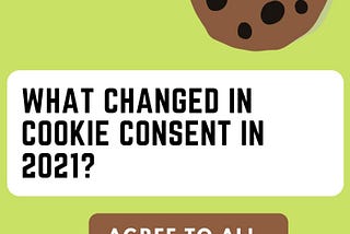 What changed in cookie banners in 2021 ?