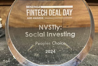 NVSTly Wins People’s Choice Award at the Benzinga FinTech Awards 2024