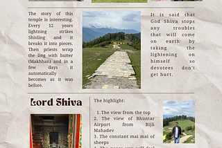 Ancient temple — Bijli Mahadev — Kullu — Himachal