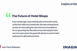 The Future of Hotel Shops