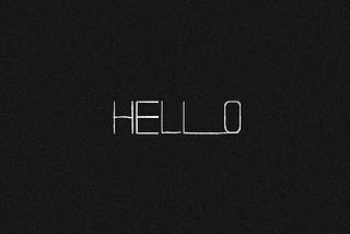 Hello World