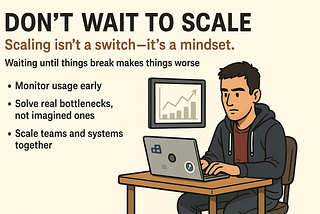 Don’t Wait to Scale