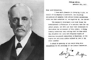 OTD in History… November 2, 1917: The Balfour Declaration