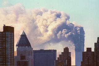 Picture of fall of WTC