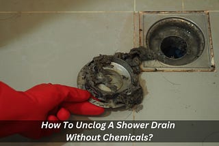 Image presents How To Unclog A Shower Drain Without Chemicals?