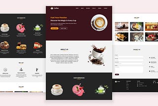 Create A Responsive Coffee Website in HTML and CSS