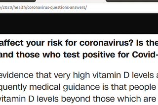 Why are CNN and the UK’s NICE Lying About Vitamin D and Covid-19 Mortality?