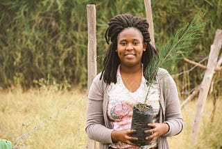 A TREE PLANTER ON A MISSION TO EDUCATE PUPILS IN KENYA