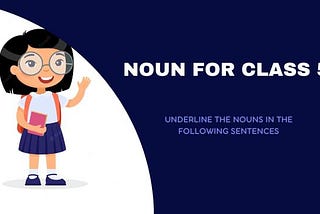 Nouns Worksheet For Class 5 CBSE