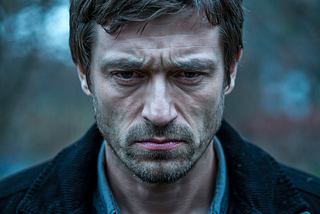 Man looking sad
