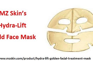 gold face mask