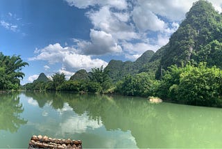 A real unedited picture a beautiful place in China. Not AI-generated.